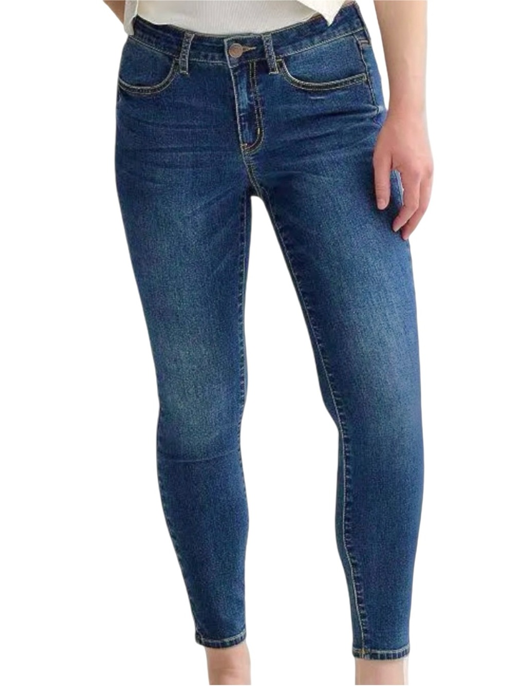 Women’s Medium Wash Sol Denim Jeggings Size 5 | 27W